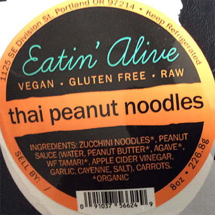 Eatin' Alive Issues Allergy Alert on Undeclared Soy in Thai Peanut Noodles and Thai Wrap